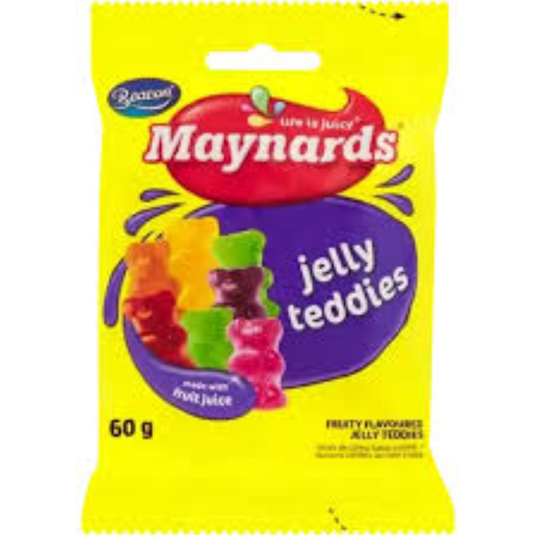MAYNARDS JELLY TEDDIES 60G